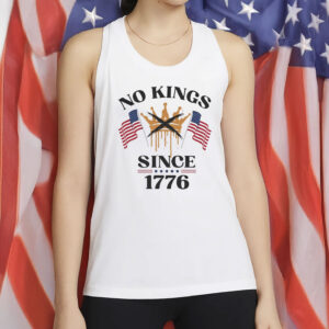 No Kings Since 1776 Shirt – Patriotic Anti-Monarchy Tee, Pro-Democracy American History Unisex T-Shirt