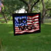 No Kings USA Flag– Patriotic Protest Yard Sign