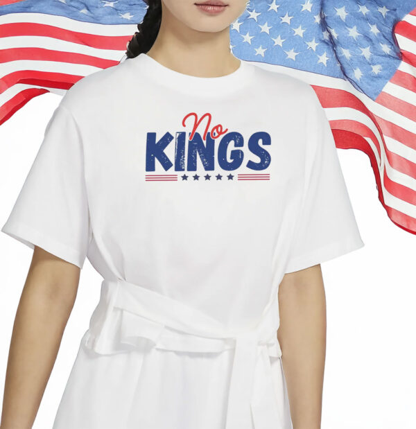 No Kings Unisex Tee – Patriotic Freedom Shirt