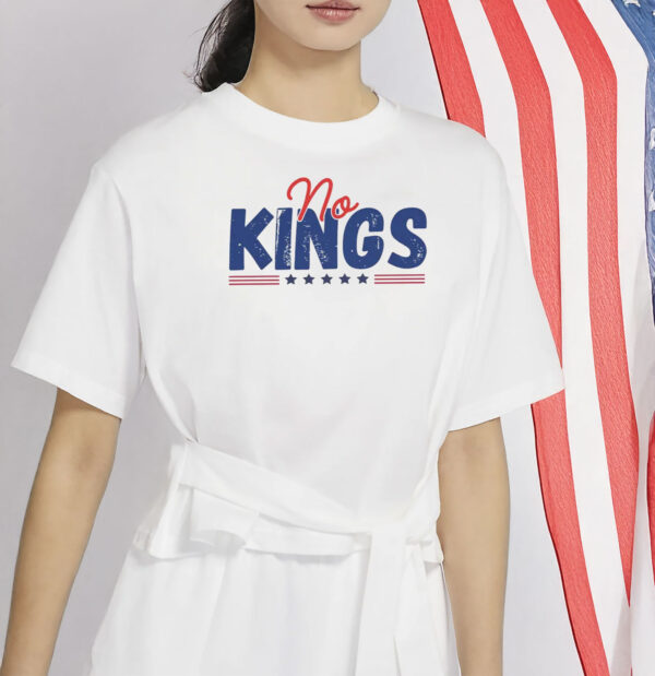No Kings Unisex Tee – Patriotic Freedom Shirt