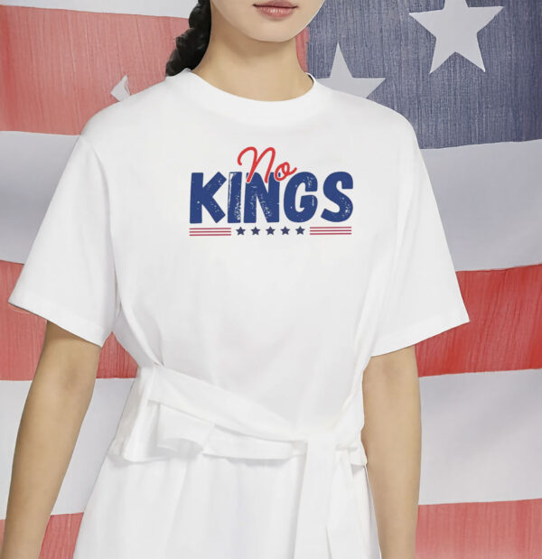 No Kings Unisex Tee – Patriotic Freedom Shirt