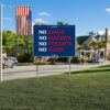 No Kings Yard Signs- Anti Trump- Anti Fascists Yard Sign