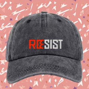 No Kings in America, Anti-MAGA, Anti-Trump Protest Cap, RESIST Embroidered Hat