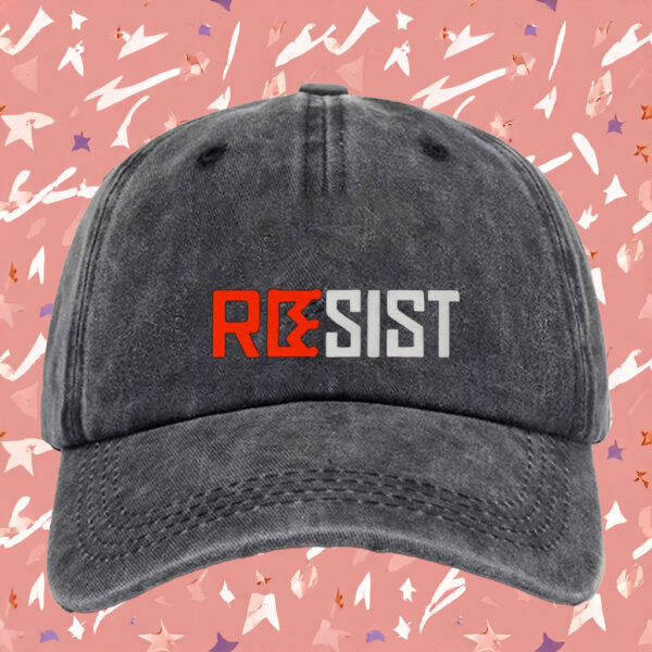 No Kings in America, Anti-MAGA, Anti-Trump Protest Cap, RESIST Embroidered Hat