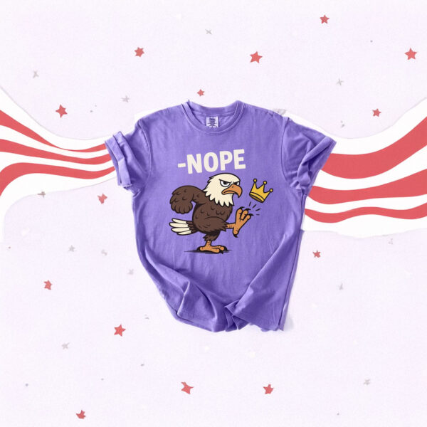 No Kings in America Bald Eagle Shirt