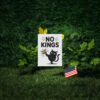 No Kings in America Black Cat Protest Sign, Anti-Trump Protest Yard Sign