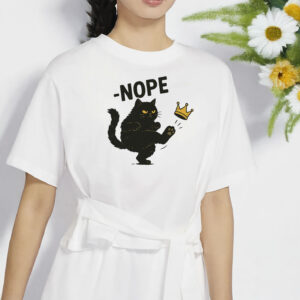 No Kings in America Black Cat Shirt