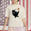 No Kings in America Black Cat Shirt, No Kings Shirt, Funny Political Meme T-Shirt