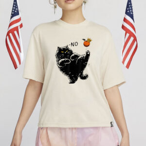 No Kings in America Black Cat Shirt, No Kings Shirt, Funny Political Meme T-Shirt