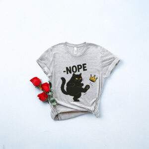 No Kings in America Black Cat Shirt