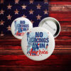 No Kings in America Button – Anti-Trump 1776 Patriotic Pin