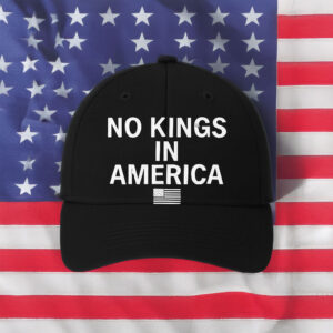 No Kings in America Hat – Minimalist Patriotic Anti-Monarchy Cap