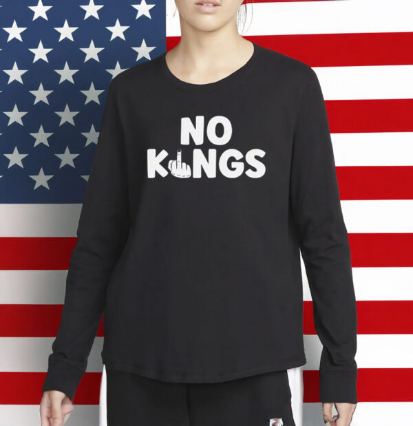 No Kings in America, No Kings Middle Finger Shirt