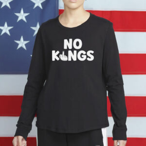 No Kings in America, No Kings Middle Finger Shirt
