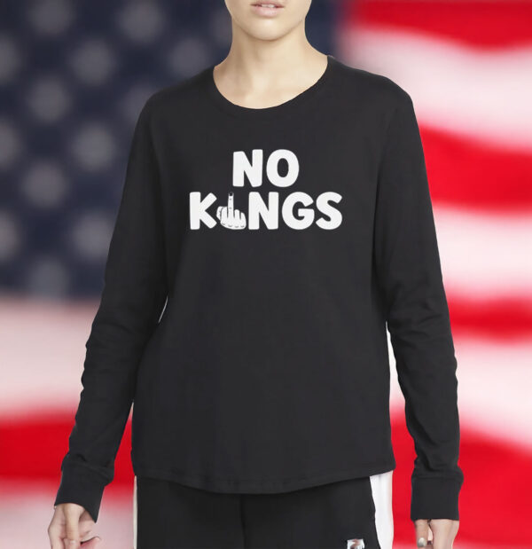 No Kings in America, No Kings Middle Finger Shirt