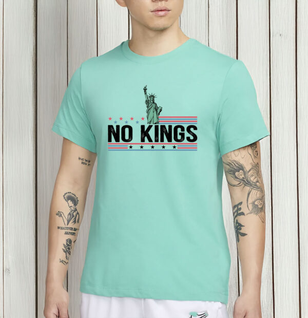 No Kings in America Shirt – Anti-Trump Patriotic Protest Tee, Social Justice Liberty Shirt
