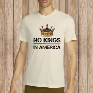 No Kings in America T-Shirt, Pro Democracy Liberal Protest Shirt