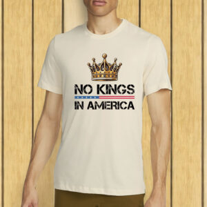 No Kings in America T-Shirt, Pro Democracy Liberal Protest Shirt