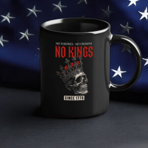 No Thrones No Crowns, No Kings Skull Mug