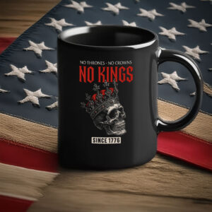 No Thrones No Crowns, No Kings Skull Mug