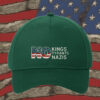 Patriotic Anti-Fascist Embroidered Cap, No Kings, No Tyrants, No Nazis Hat