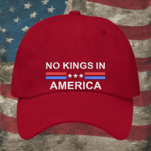 Patriotic Anti-Monarchy Embroidered Cap, No Kings in America Hat