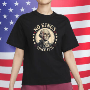 Patriotic Founding Fathers Tee for Independence Day, No Kings Since 1776 T-Shirt