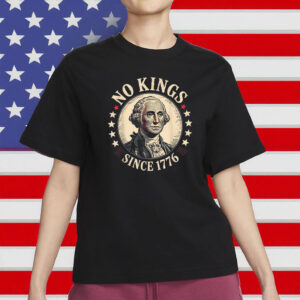 Patriotic Founding Fathers Tee for Independence Day, No Kings Since 1776 T-Shirt