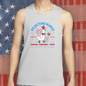 Patriotic Goose – Rejecting Kings Since 1776 Funny 4th of July Shirt