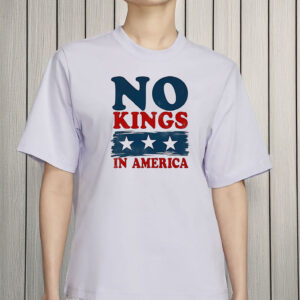 Patriotic Independence Day Tee, No Kings in America 4th of July Shirt