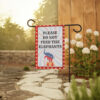 Please Do Not Feed the Elephants Garden Flag