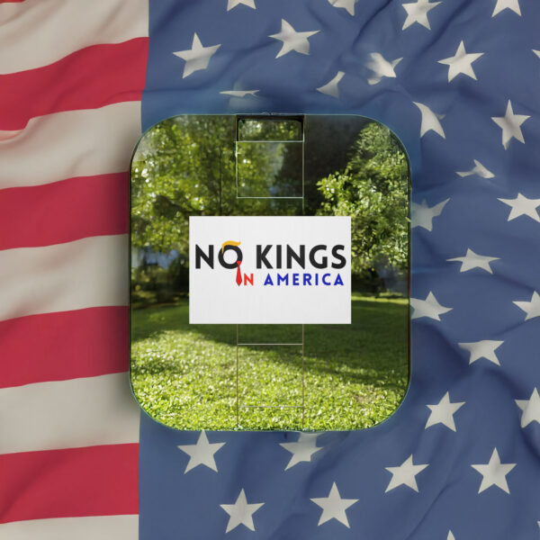 Political Rally Sign No Kings Day June 14, 2025, No Kings Rally Protest Yard Sign