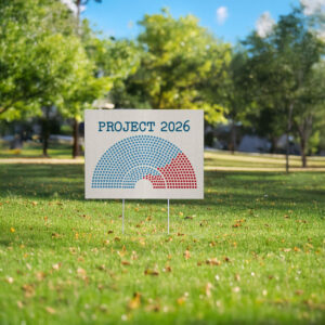 Project 2026 Protest Yard Sign