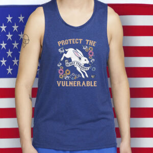 Protect the Vulnerable – Resist Tyranny Cute Political Bunny Shirt