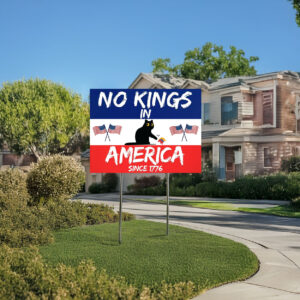 Protest Black Cat Yard Sign,Anti Maga Yard Sign
