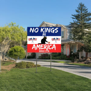 Protest Black Cat Yard Sign,Anti Maga Yard Sign