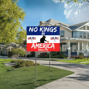 Protest Black Cat Yard Sign,Anti Maga Yard Sign