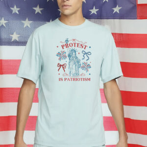 Protest is Patriotism Fourth of July Shirt, Statue of Liberty Tee Fuck Donald Trump, Anti Trump Shirt