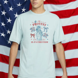 Protest is Patriotism Fourth of July Shirt, Statue of Liberty Tee Fuck Donald Trump, Anti Trump Shirt