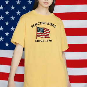 Rejecting Kings Shirt, No Kings in America Crewneck Shirt