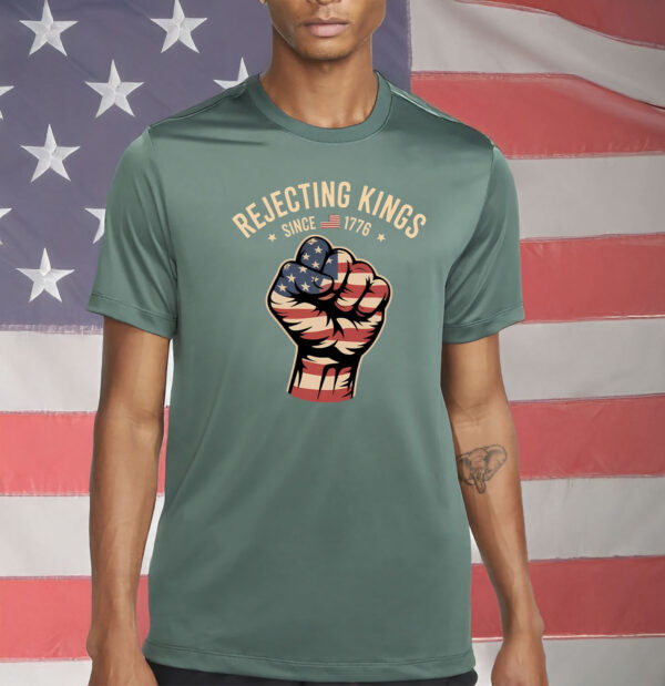 Rejecting Kings Since 1776 Comfort Colors Protest Shirt, Pro Democracy Shirt