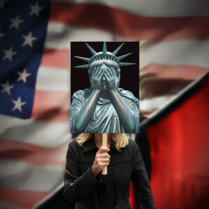 Resist Fascism Protest Poster, No Kings In America Protest Sign