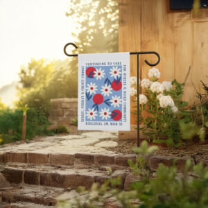 Resist Persist Create Change Garden Flag
