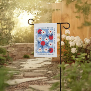Resist Persist Create Change Garden Flag