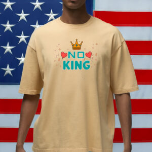 Retro No Kings Protest Shirt - Vintage Patriotic Tee - Independence Day Political T-Shirt