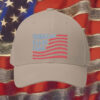 Retro Patriotic Anti-Monarchy Embroidered Cap, Democracy Has No Kings Hat