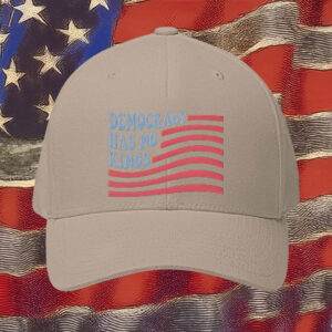 Retro Patriotic Anti-Monarchy Embroidered Cap, Democracy Has No Kings Hat