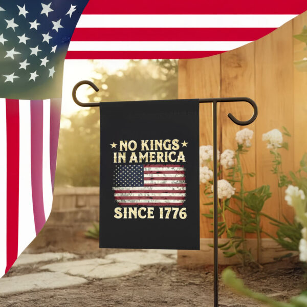 Since 1776 Patriotic Protest Banner, No Kings in America Flag