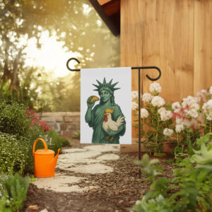 Taco Chicken Trump Garden Flag, Subtle Anti Trump Flag