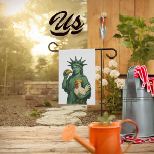 Taco Chicken Trump Garden Flag, Subtle Anti Trump Flag